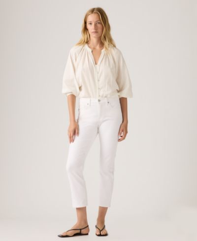 Levi's Women's Classic Mid-Rise Ankle Straight-Leg Jeans