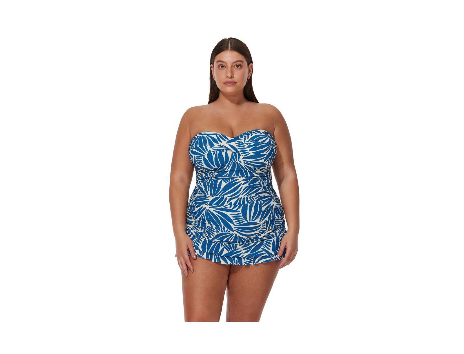 Profile by Gottex Plus Size Bandeau Swimdress