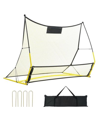 Сетка для футбольного отскока Mecale 2-in-1, 71 x 40 Inch, с сумкой