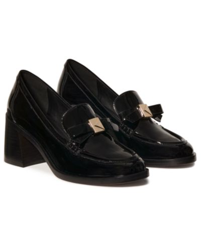 kate spade new york Women's Deco Bow Heeled Loafers