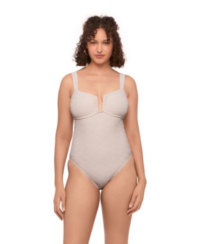 Женский слитный купальник S3 Apparel Smoothing and Sculpting Basket Weave Sweetheart U-Wire