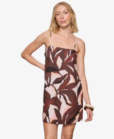 Sanctuary Women's Hideaway Printed Square Neck Mini Dress