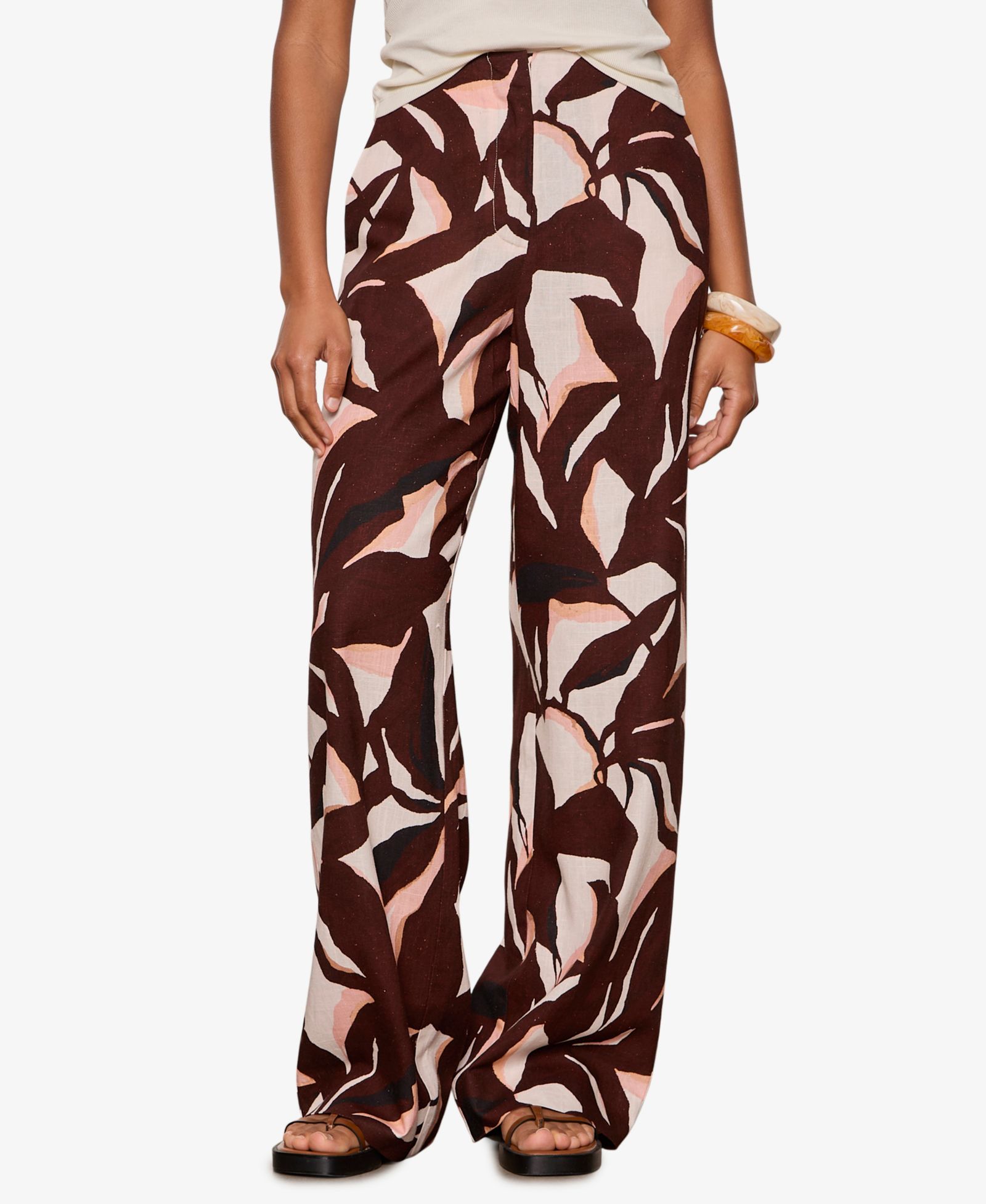 Sanctuary Women's Best Time Printed Mid-Rise Pants