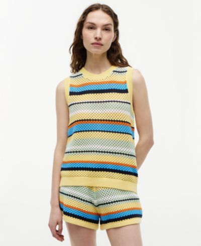 Свитер без рукавов Tommy Hilfiger Women's из хлопка с эффектом кружева