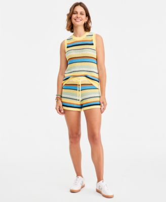Шорты Tommy Hilfiger Women's из хлопка с эффектом кружева