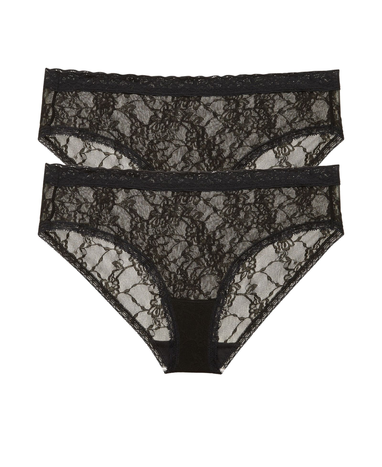 Natori Women's Bliss Allure One Lace Girl Brief 2-Pack