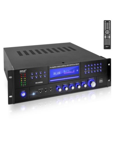 Pyle PD1000BA 4-Channel 1000W Bluetooth Home Theater Amplifier Receiver