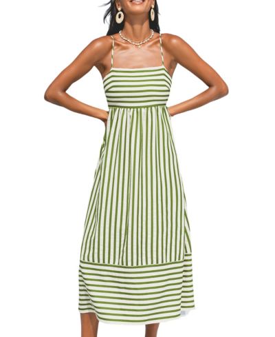 Женское пляжное платье-макси Cupshe So Grounding Striped