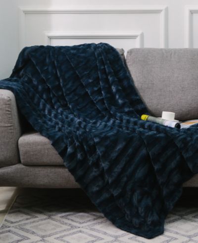 Cheer Collection Textured Decorative Throw, 108" x 88"