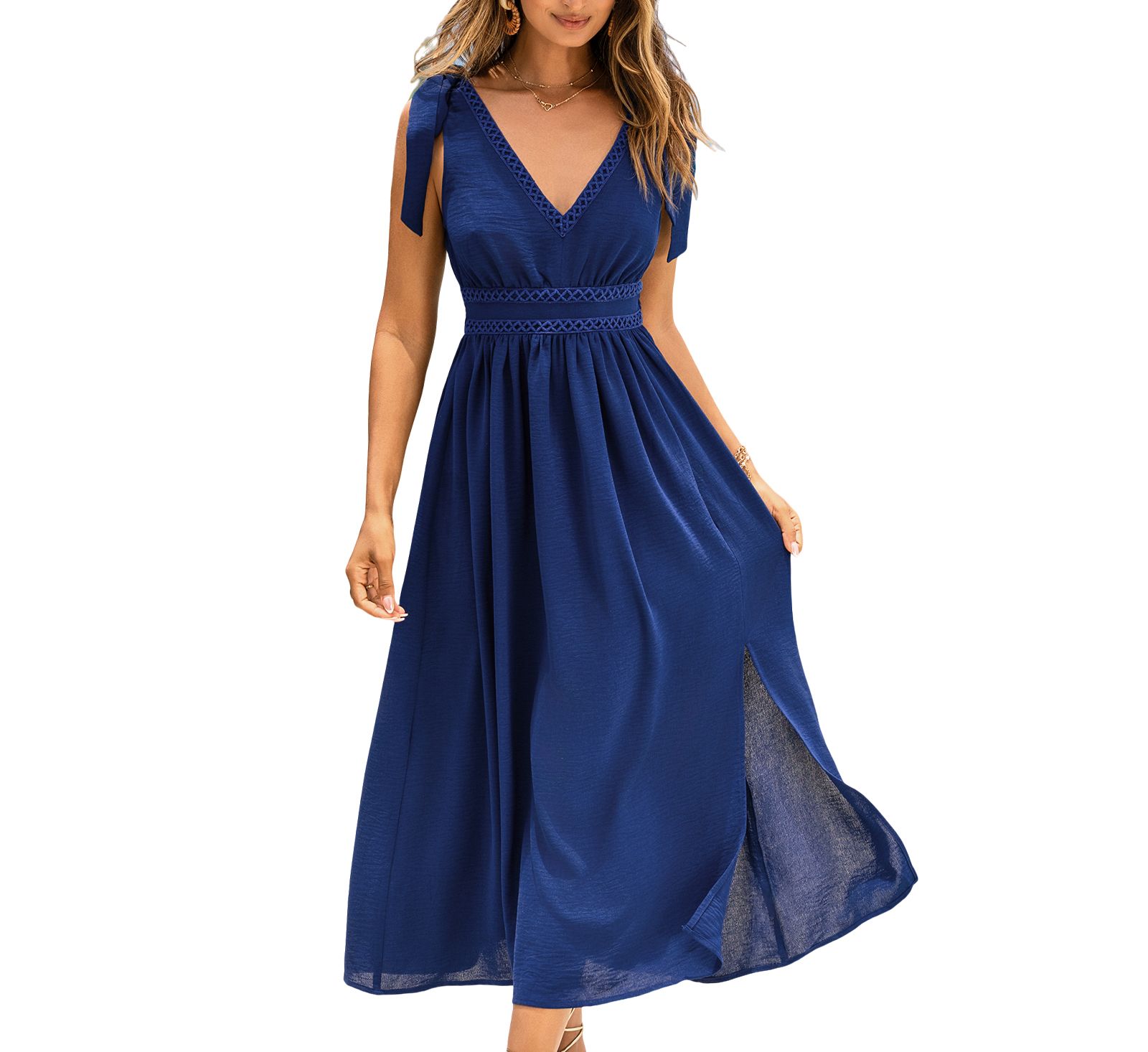 Cupshe Women's Deep Sapphire Maxi Beach Dress