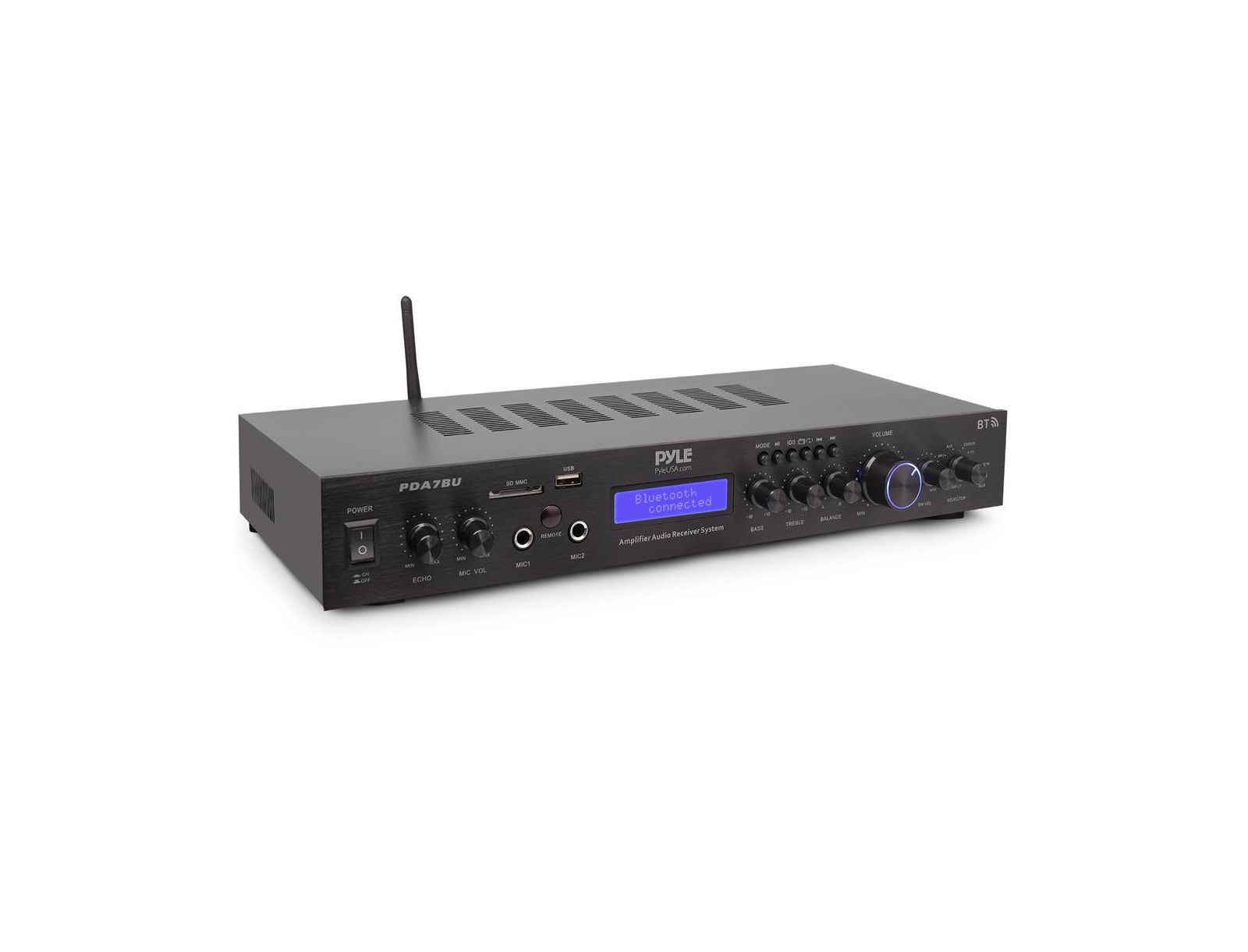Усилитель-ресивер Pyle 2.1 Channel Bluetooth Rack Mount PDA7BU - 200 Watt