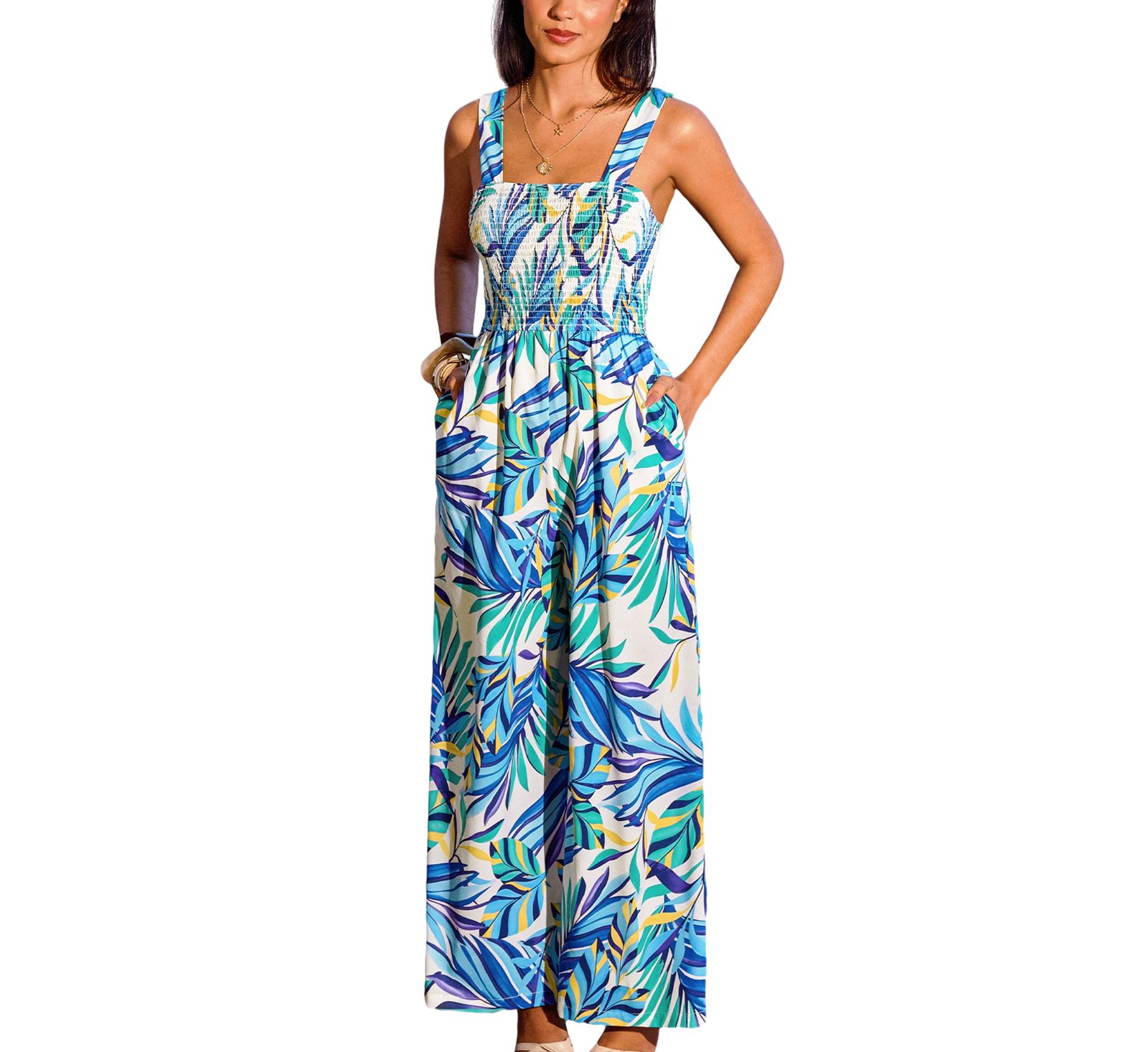 Женский комбинезон Cupshe Rising Tide Tropical