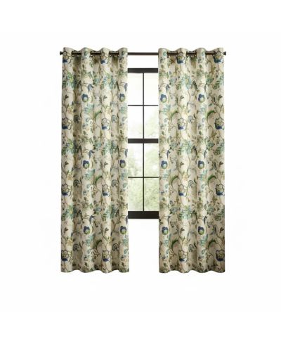Штора Ellis Curtain 100% Polyester Brissac Colorful Jacobean Pattern 50"