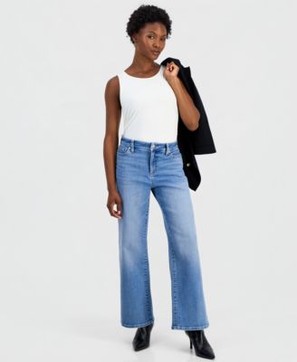 I.N.C. International Concepts Petite джинсы с высокой талией и широкими штанинами, 29" Inseam