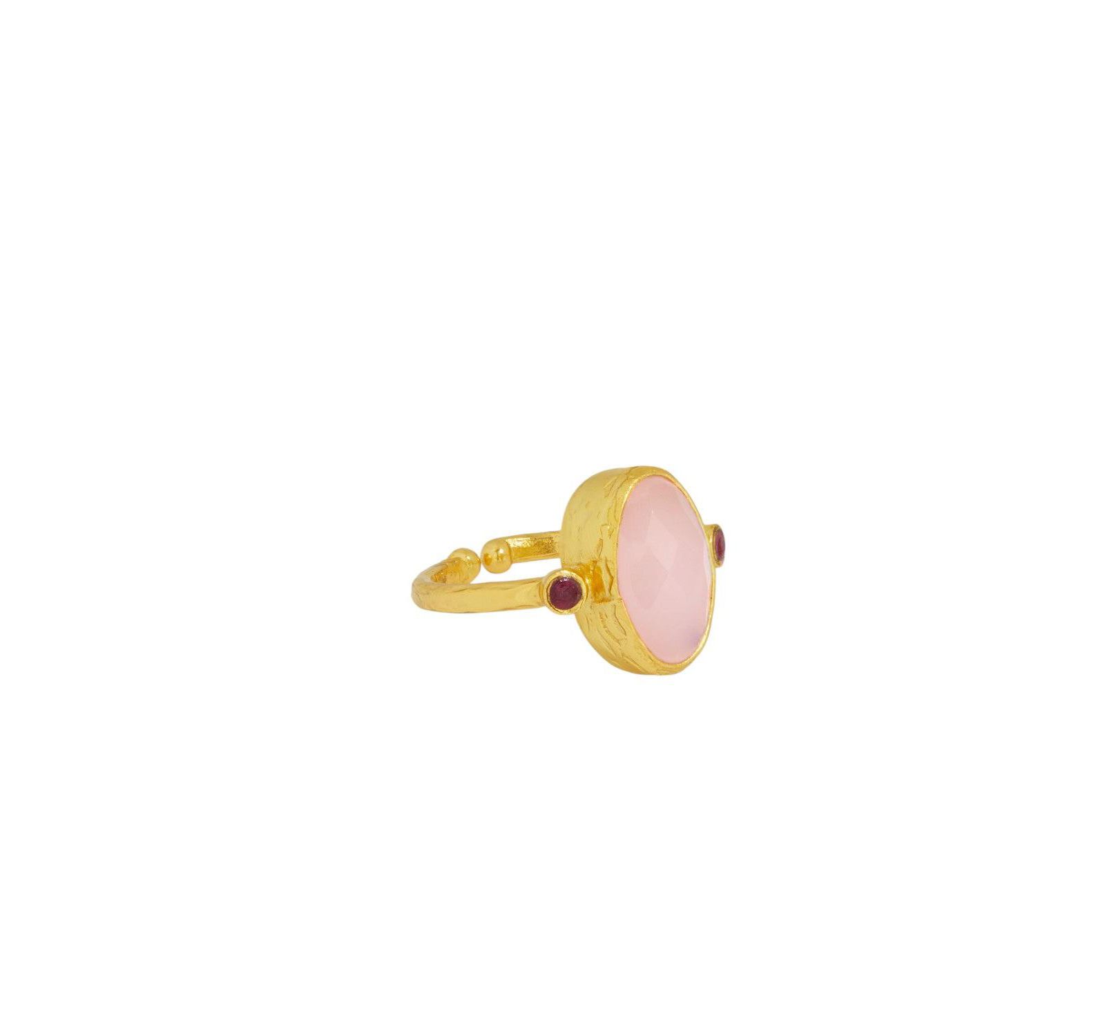 Ottoman Hands Lucia Quartz Cocktail Ring