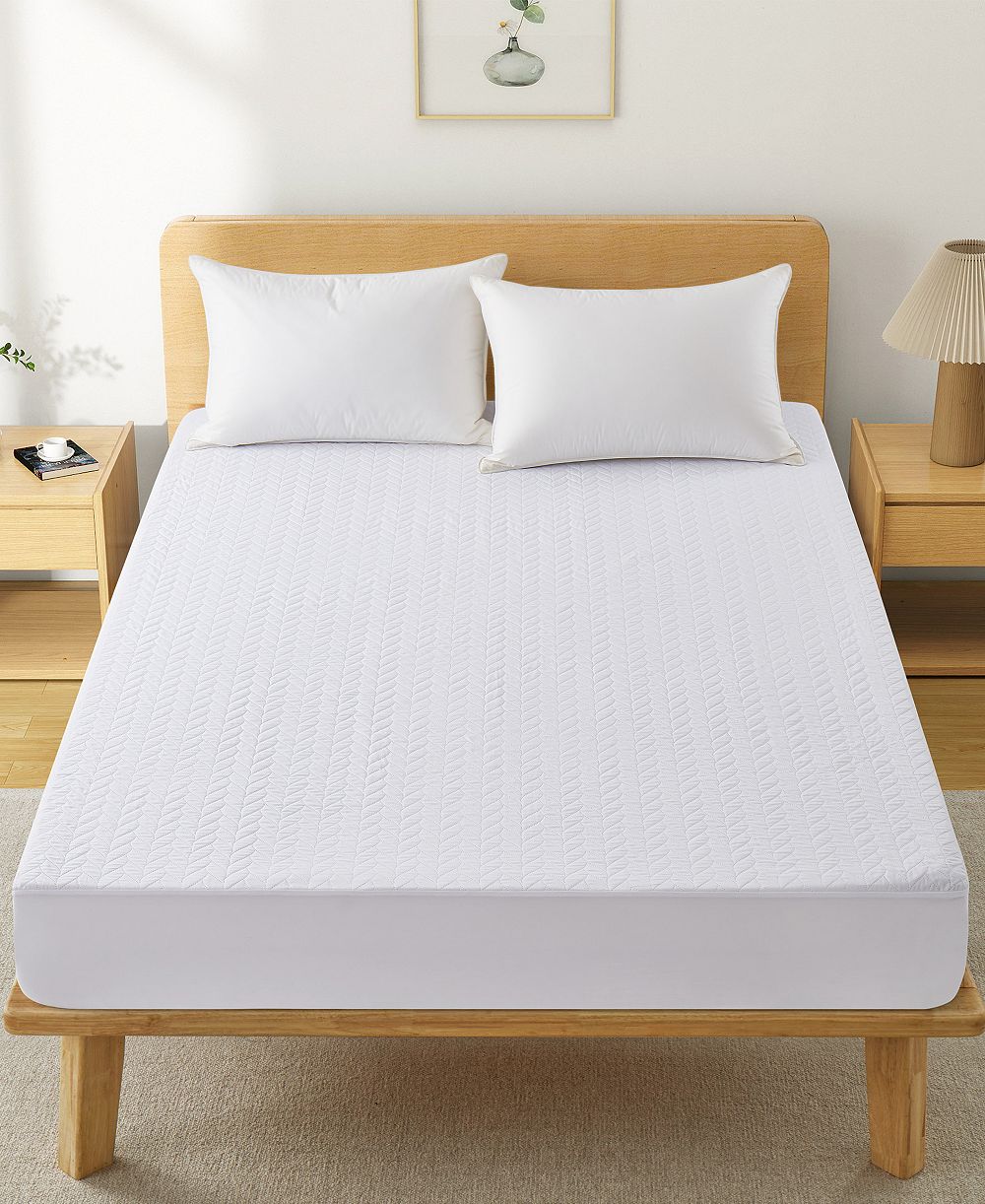 UNIKOME Waterproof Quilted Mattress Protector Deep Pocket, Twin XL
