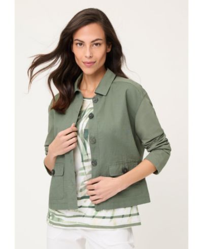 Olsen Women's Mixed Media Jacket