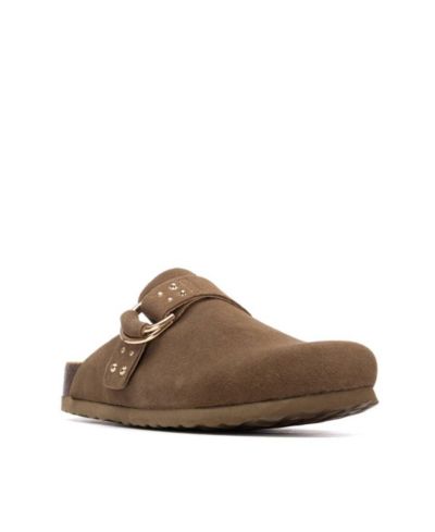 Женские сандалии XTI Refresh Collection Suede Clog Mule Flats