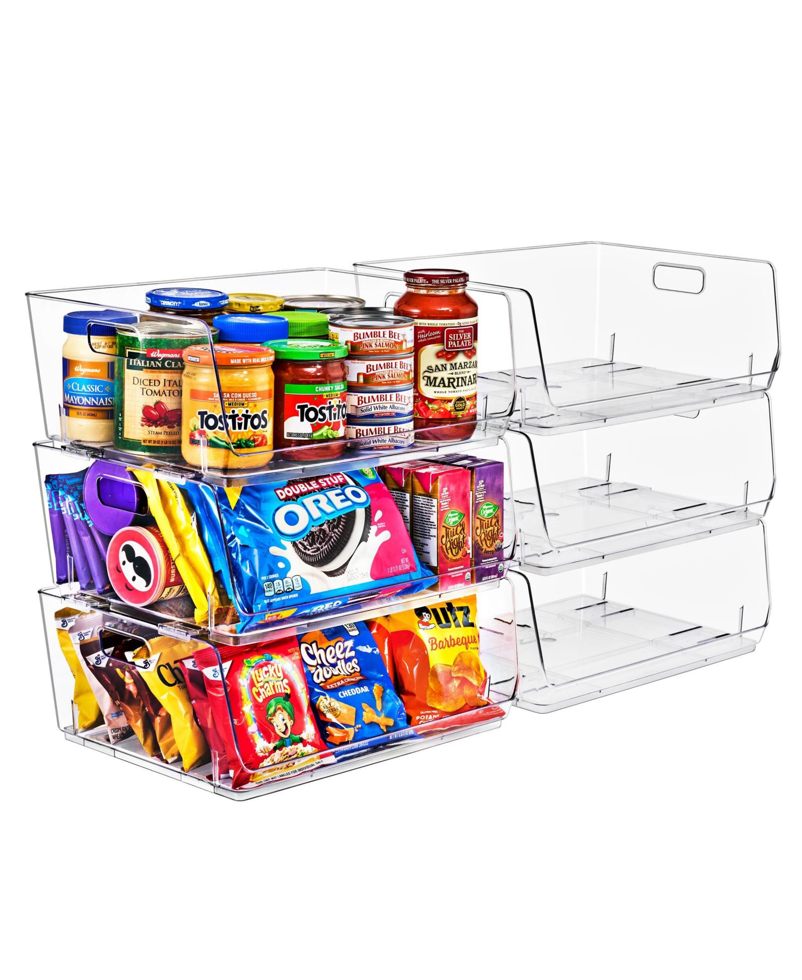 Стеллажи для хранения Sorbus Large Stackable Open Front для кухни и дома