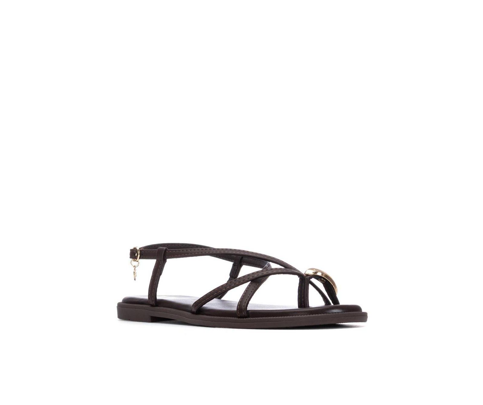 XTI Women's Flat Strappy Sandals