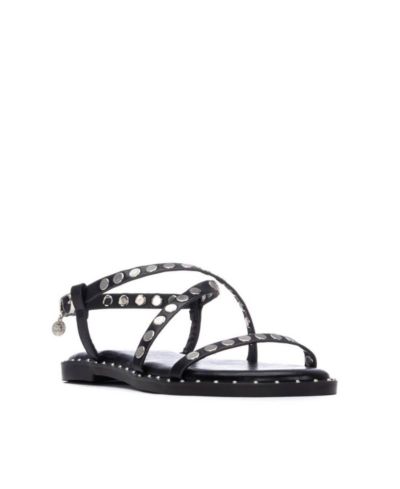 XTI Women's Studded Strappy Sandals