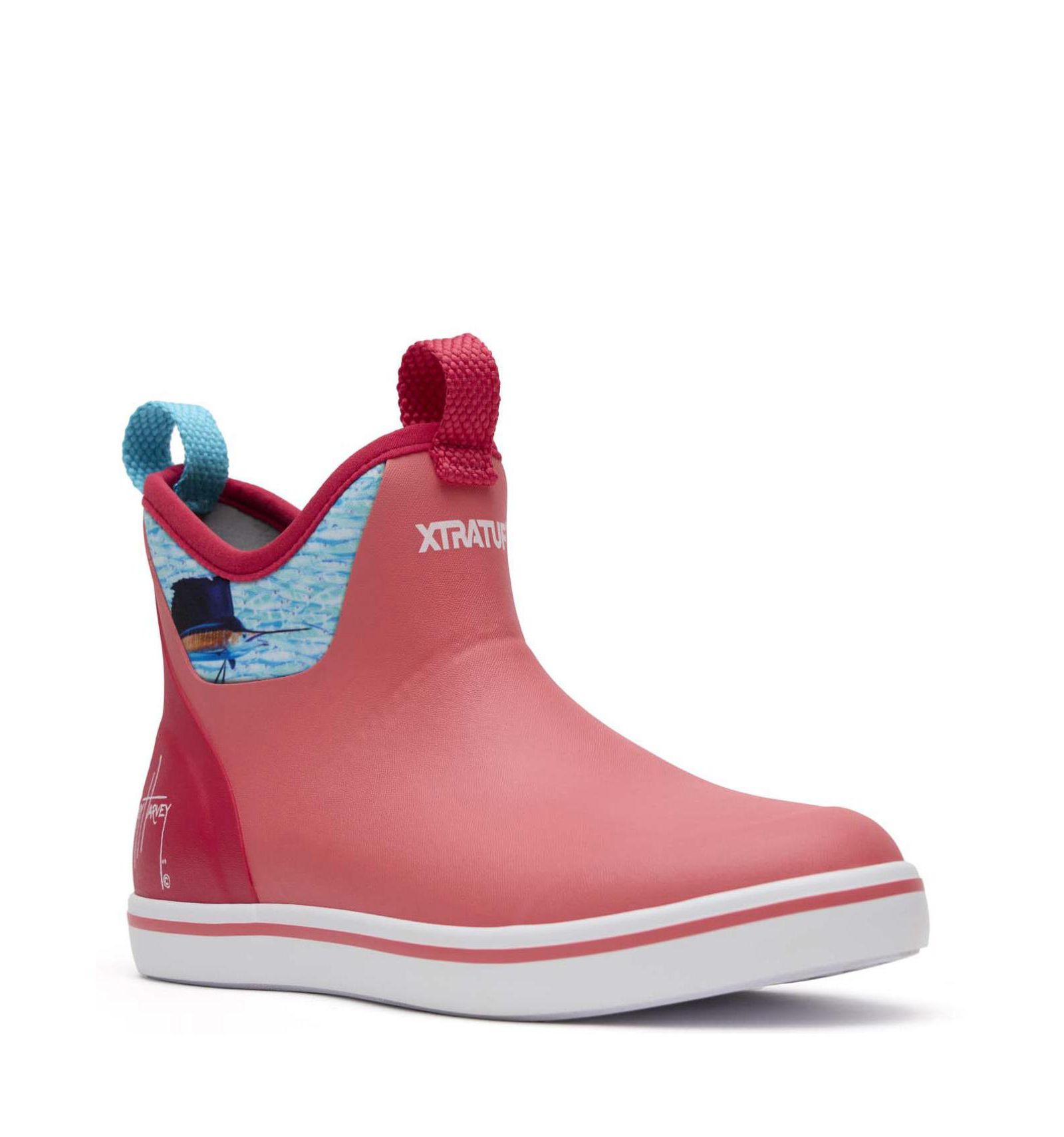 XTRATUF Women's Ankle Deck Boot Guy Harvey
