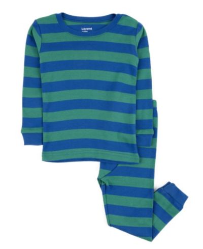 Детская пижама Leveret Matching Family из хлопка в полоску, комплект из двух предметов 6-14