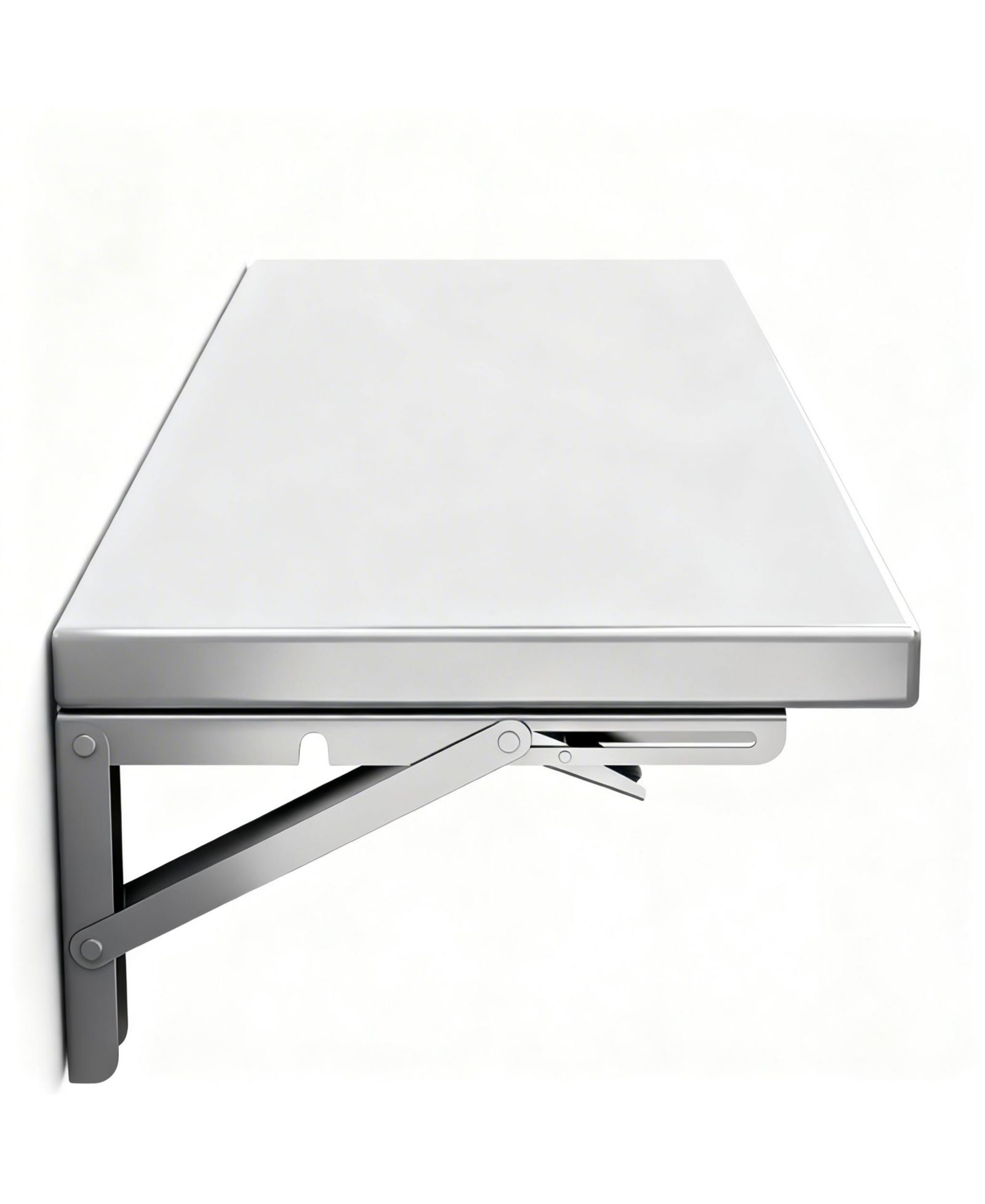 Yigii 23.6x16in Stainless Steel Folding Wall Shelf Kitchen Garage Laundry Utility Room
