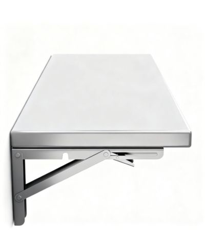 Yigii 23.6x16in Stainless Steel Folding Wall Shelf Kitchen Garage Laundry Utility Room