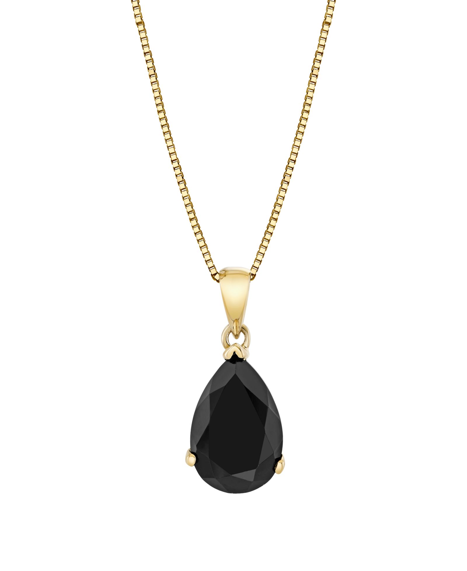 Подвеска-кулон Onyx Pear в 14k желтом золоте (2-3/4 ct. t.w.)