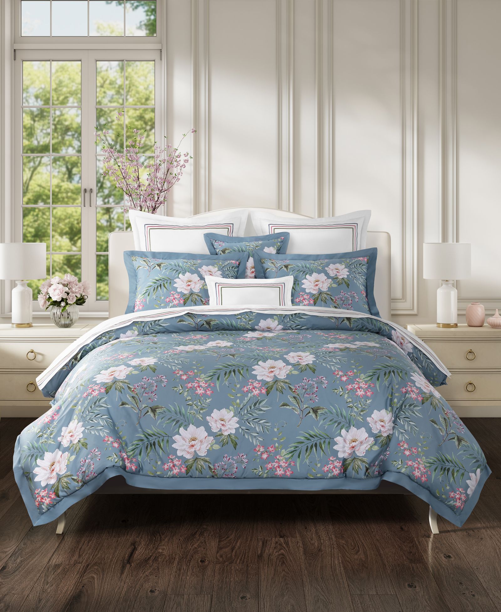 Набор хлопкового одеяла Piper & Wright Savannah Floral, King/California King
