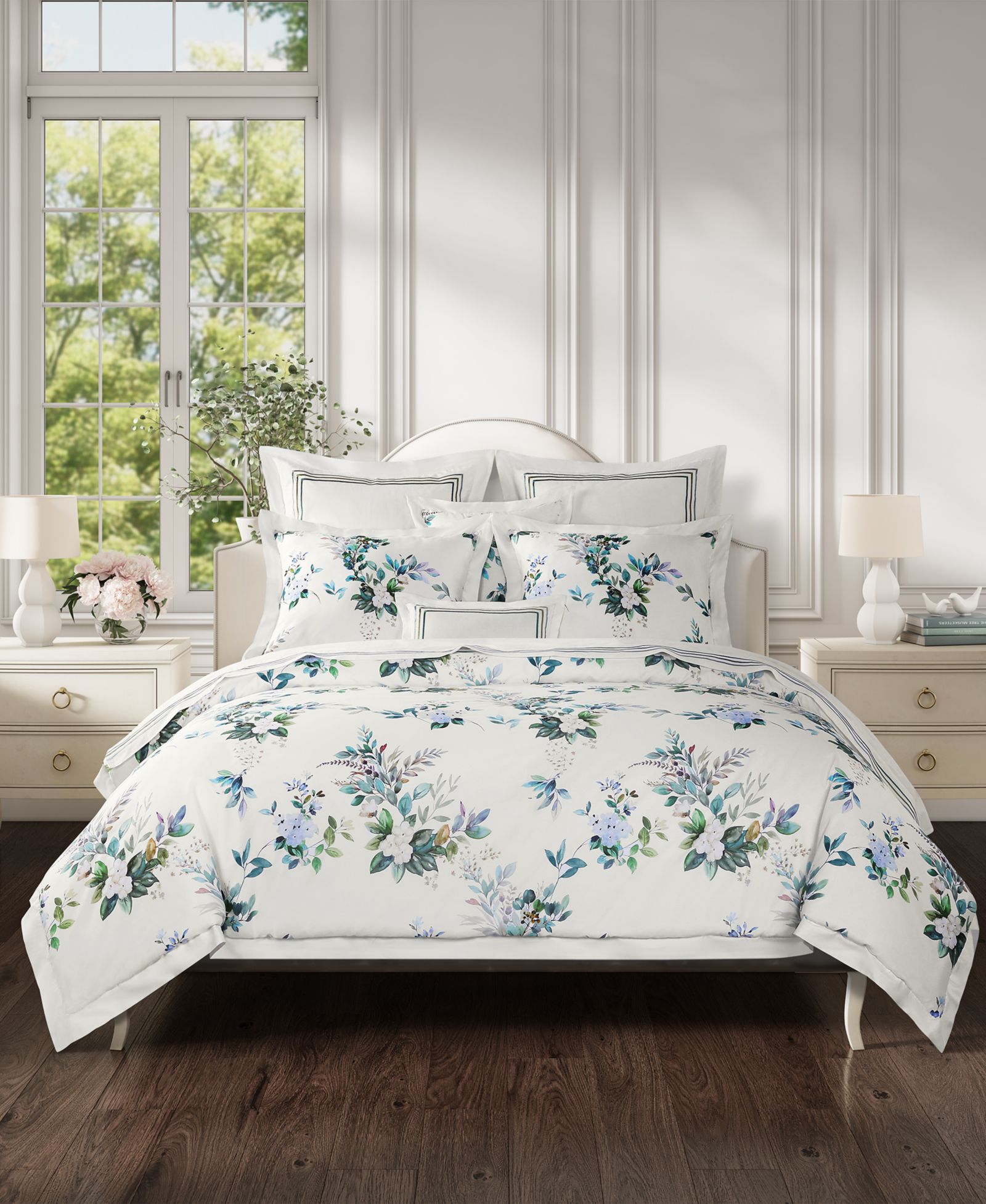 Комплект из 3-х одеял J. Queen Cottage Meadow Cotton Floral, Full/Queen