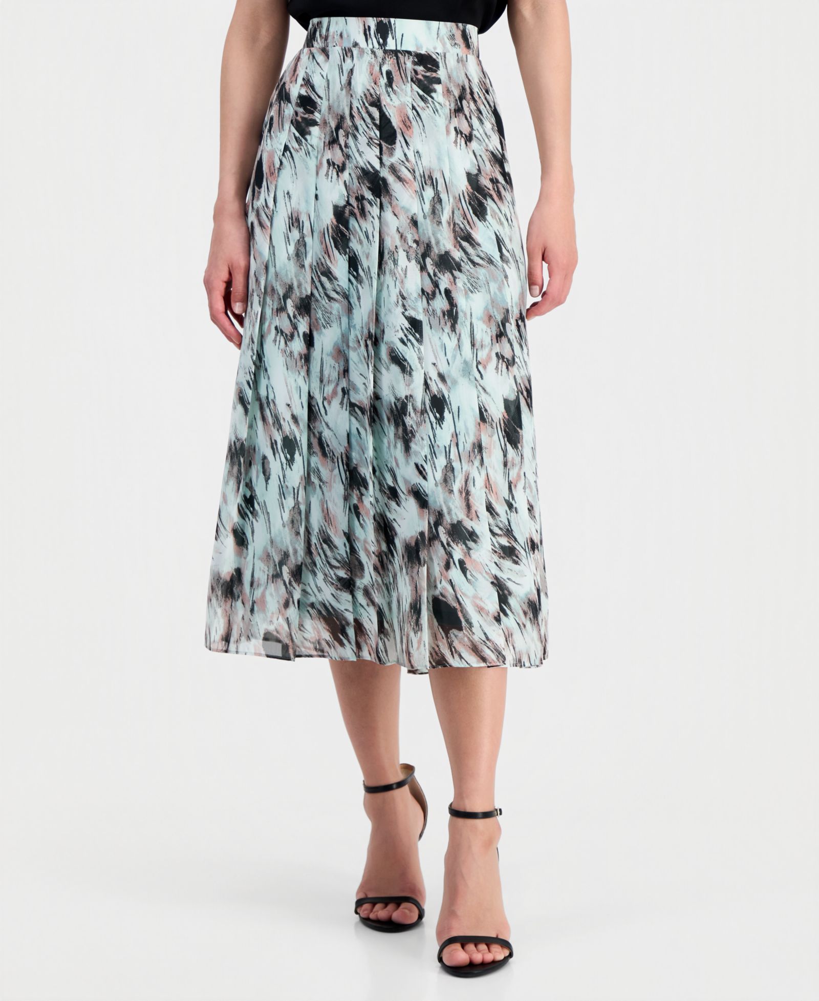 Kasper Women's Pull-On Pleated-Front Skirt, Regular & Petite