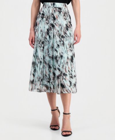 Kasper Women's Pull-On Pleated-Front Skirt, Regular & Petite