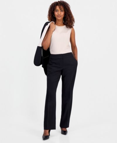 Kasper Women's High Rise Bootcut Pants