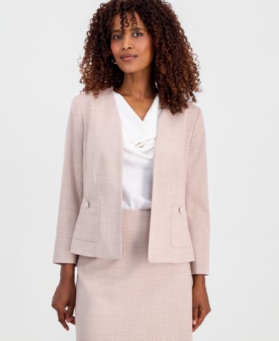 Женский блейзер Kasper Collarless Open-Front