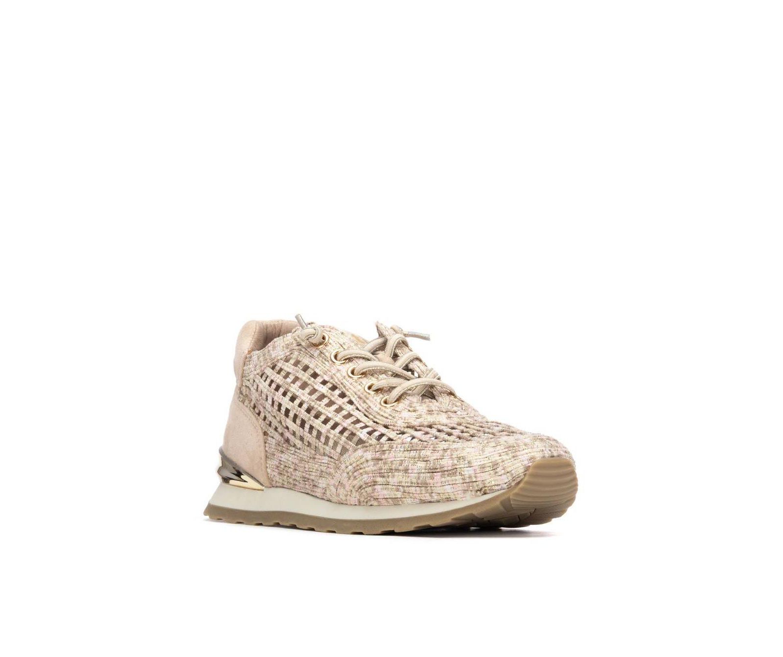 XTI Women's Mesh Lace Up Sneakers