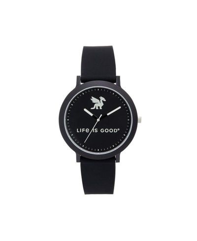 Speidel Unisex Quartz Life is Good Watch Silicone Strap