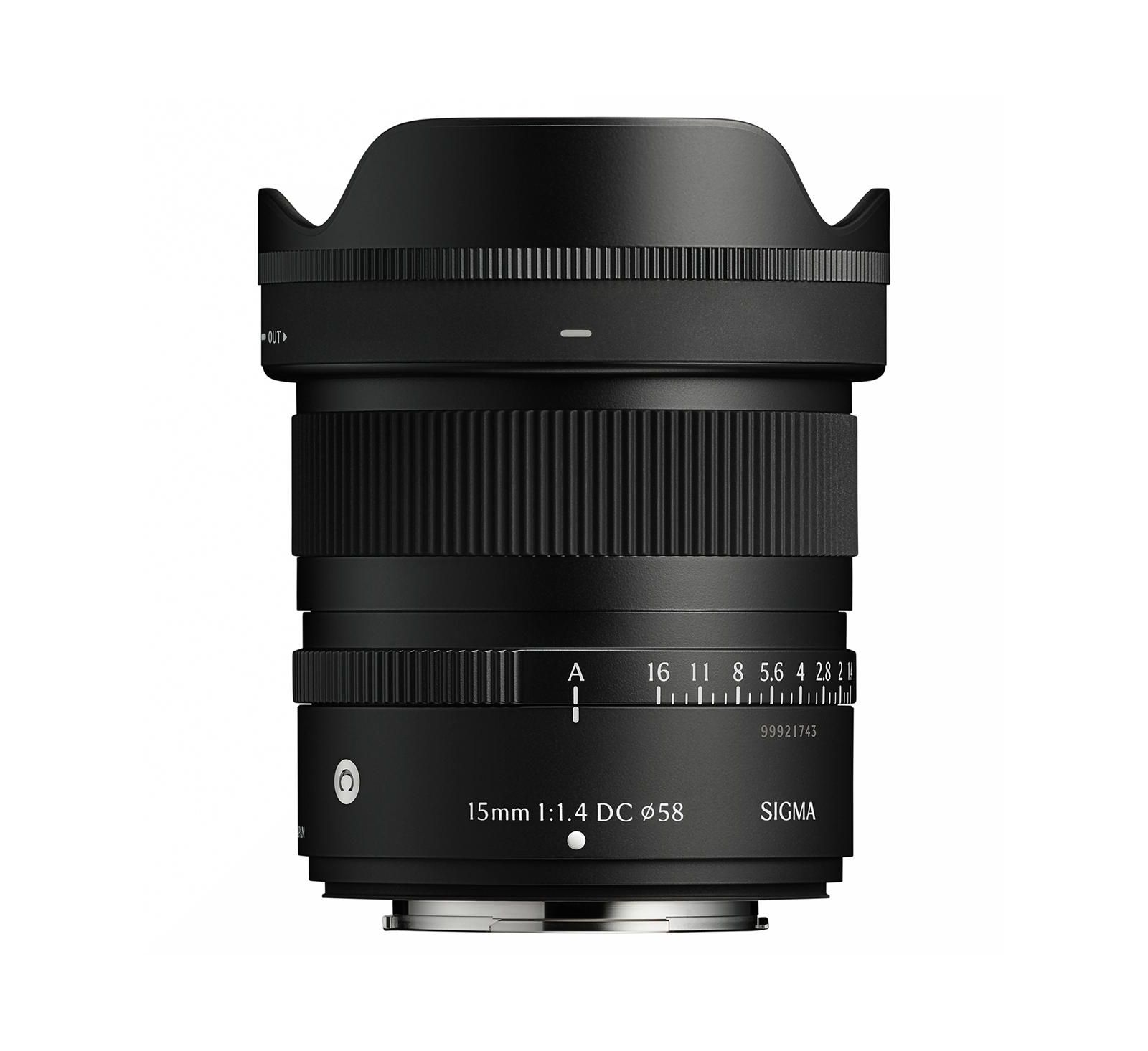 Sigma 15mm f/1.4 DC Contemporary Stepping Motor Autofocus Lens for Fujifilm X