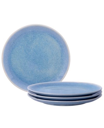 Noritake Colorwave Kiln Azure Coupe Dinner Plates, Set of 4
