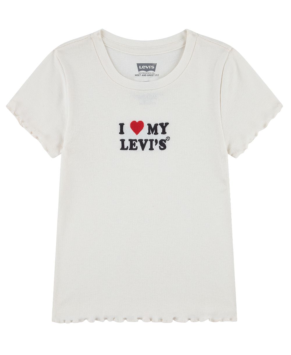 Levi's короткая футболка для девочек 7-16