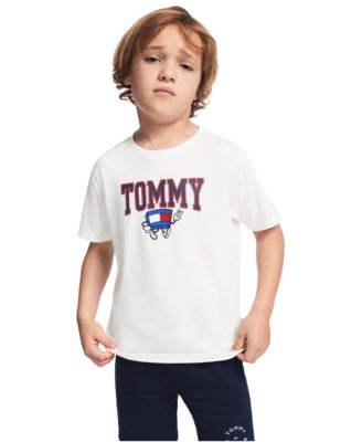 Tommy Hilfiger Детская футболка с принтом Mascot, короткий рукав, размеры 2T-7