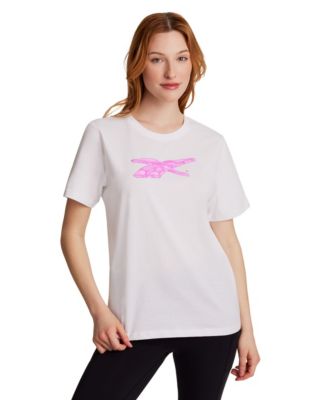 Женский Reebok Vector boxy crewneck с графическим принтом