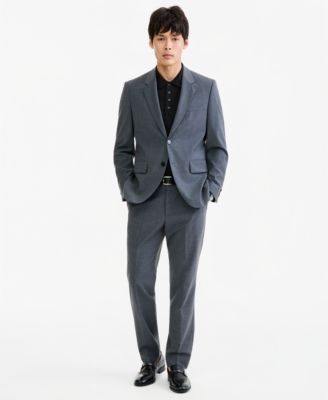 Мужской костюм HUGO by Hugo Boss Modern-Fit из смеси шерсти