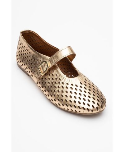 Gold leather