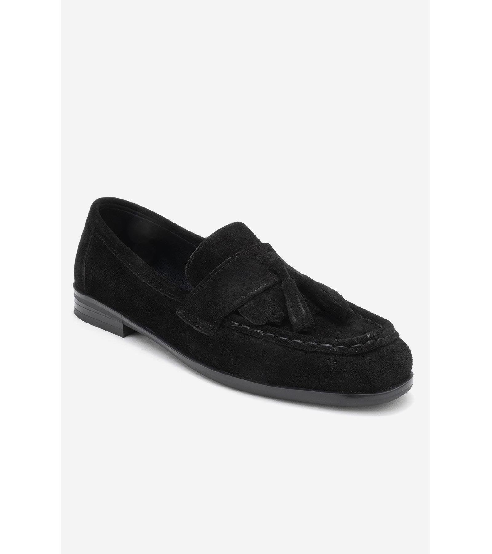 Forever & Always Shoes Women's Lupen Leather Tassel Loafer