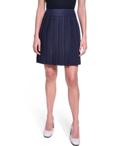 KARL LAGERFELD PARIS Women's Pleated Skirt