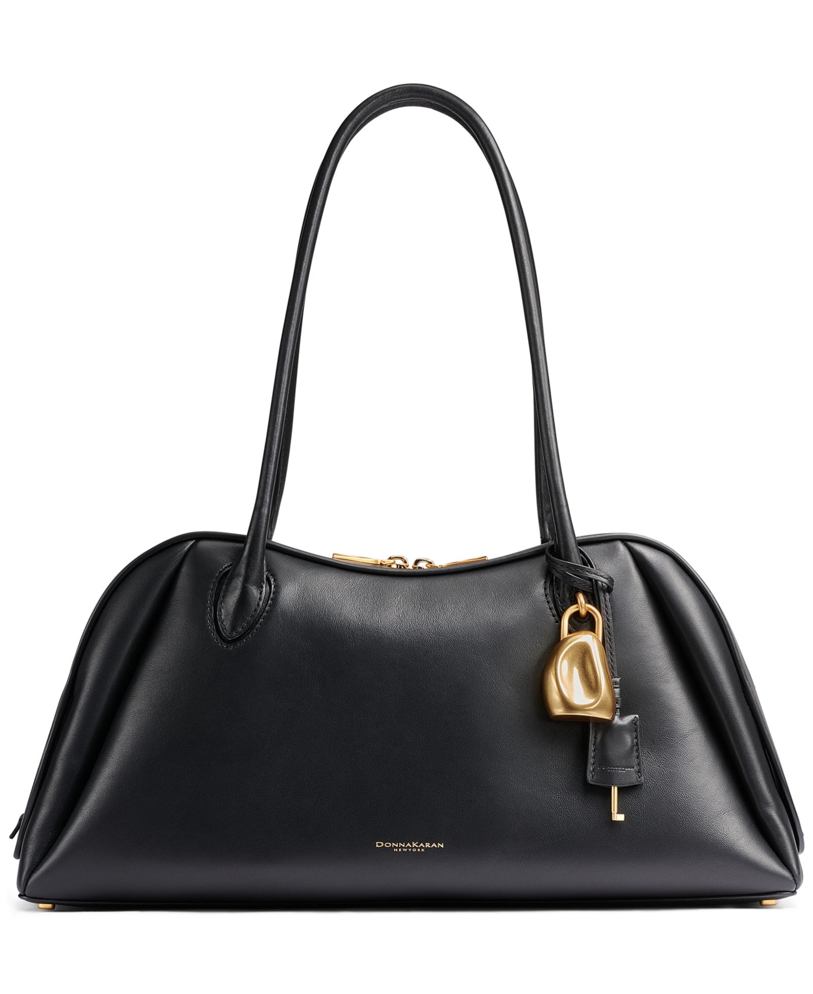 Donna Karan New York Terry Large Leather Shoulder Handbag