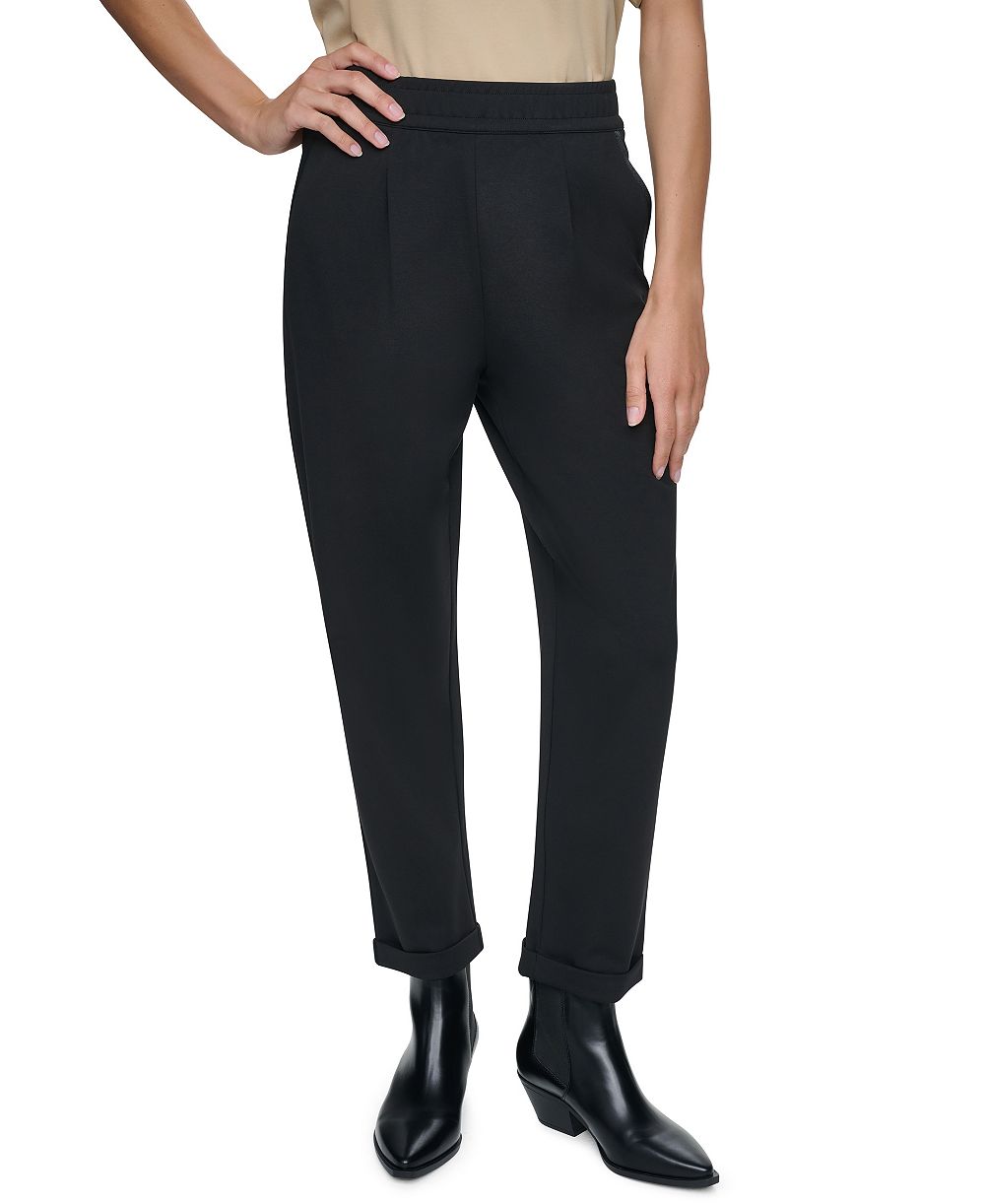 DKNY Women's Cuffed Capri Soho Ponte Pants