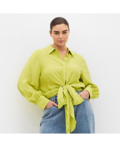 Рубашка CITY CHIC Plus Size Rosa Tie